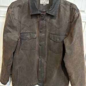 Distressed Leather Jacket